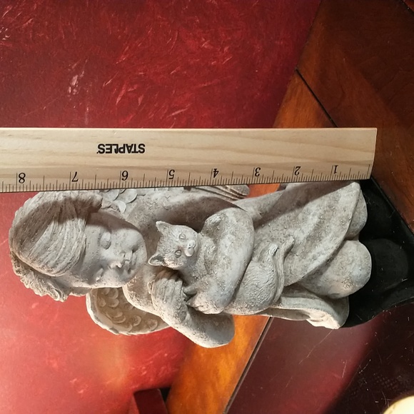 Grasslands Road - Angel/Cat Garden Pet Memorial Statue - Q8 - Picture 2 of 7